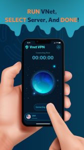 نصب پروکسی فعال VnetX VPN برای تلگرام و اسنپ چت