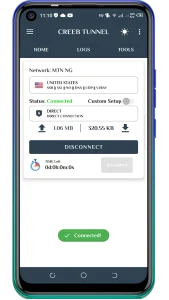 باز کردن سایت Chat GPT با CREEB TUNNEL VPN به صورت رایگان