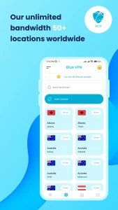 دانلود فیلتر شکن آبی نسخه جدید رایگان Blue VPN