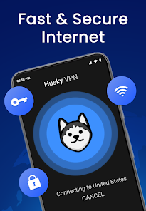 نصب بهترین فیلتر شکن فعال رایگان Husky VPN