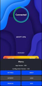 دریافت نسخه جدید وی پی ان رایگان پرسرعت Krypt VPN
