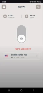 دانلود فیلتر شکن سریع هوشمند Koi VPN 