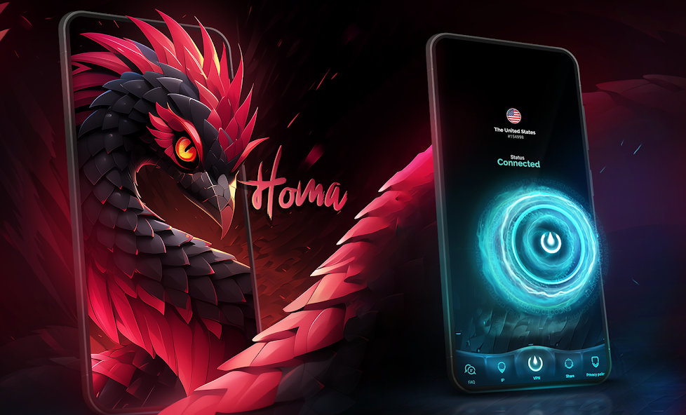 دانلود فیلتر شکن قوی رایگان Homa VPN نسخه جدید 