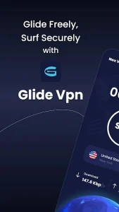 دانلود فیلتر شکن پرسرعت گلید Glide VPN